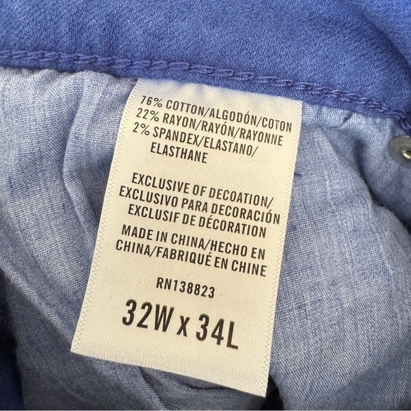 Shyanne Women Super Flared Jeans Blue Sz 32 High Waisted Western Country Cowgirl - Picture 5 of 10